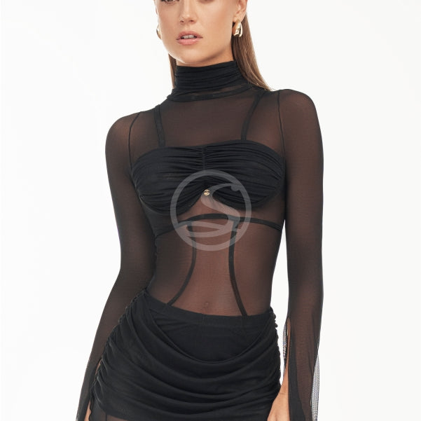 Body Avea Negro Santísimas Ref. S-642