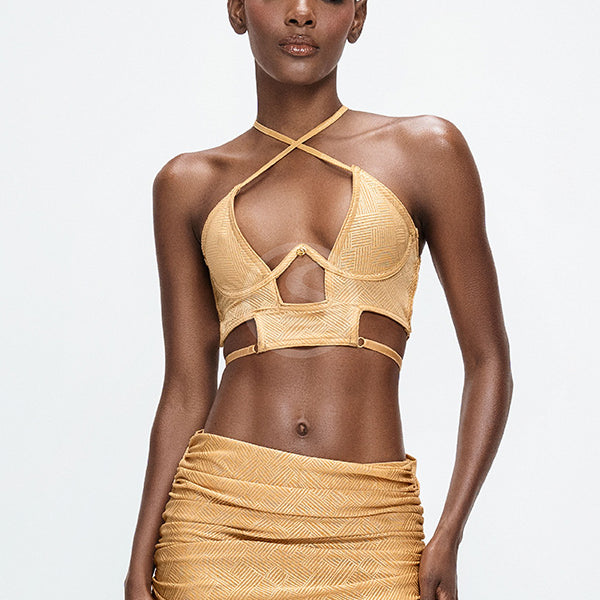 Bralette Dorada Santísimas Ref. S-574