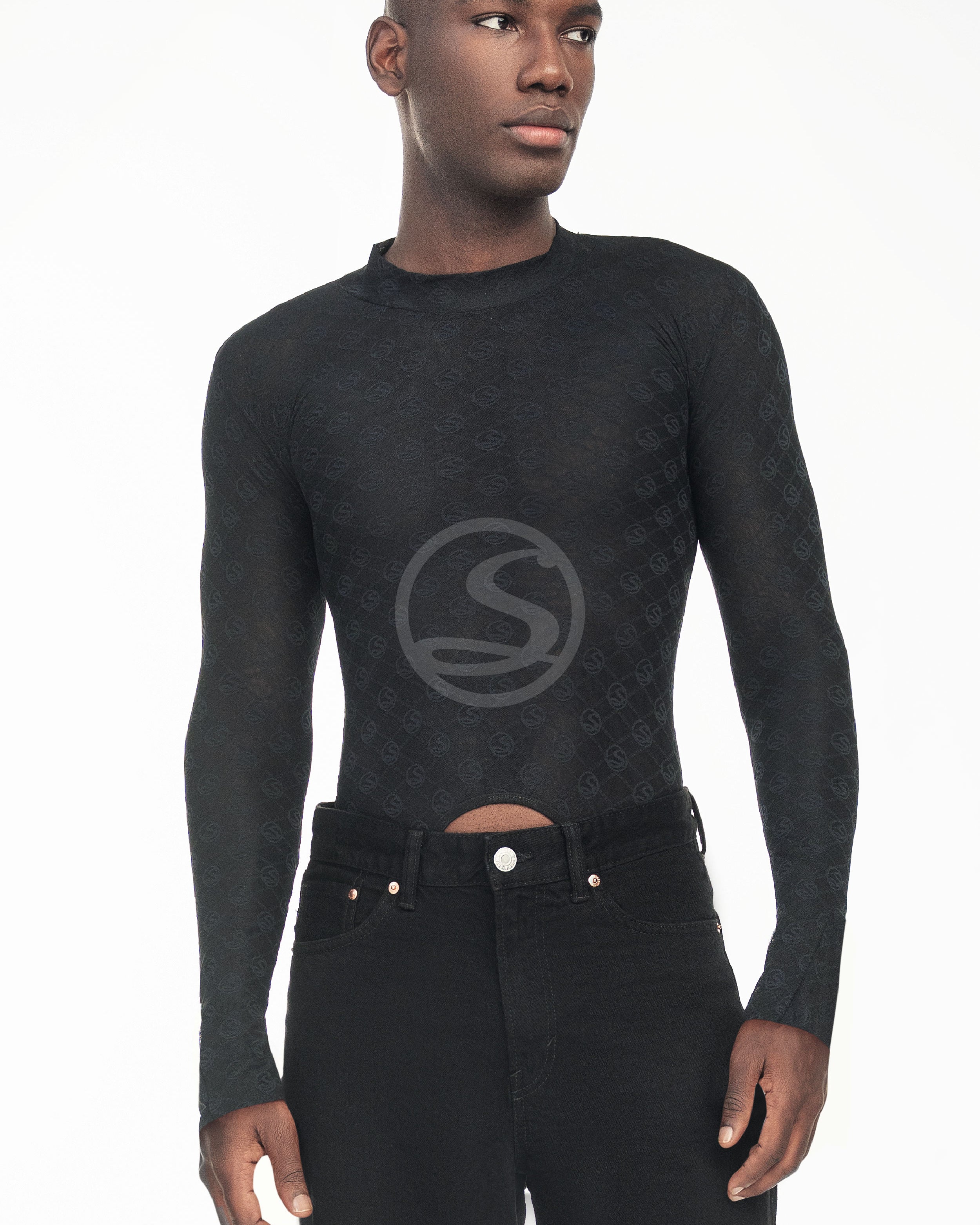 Mesh Billy Negro Santísimas Men Ref. S-626