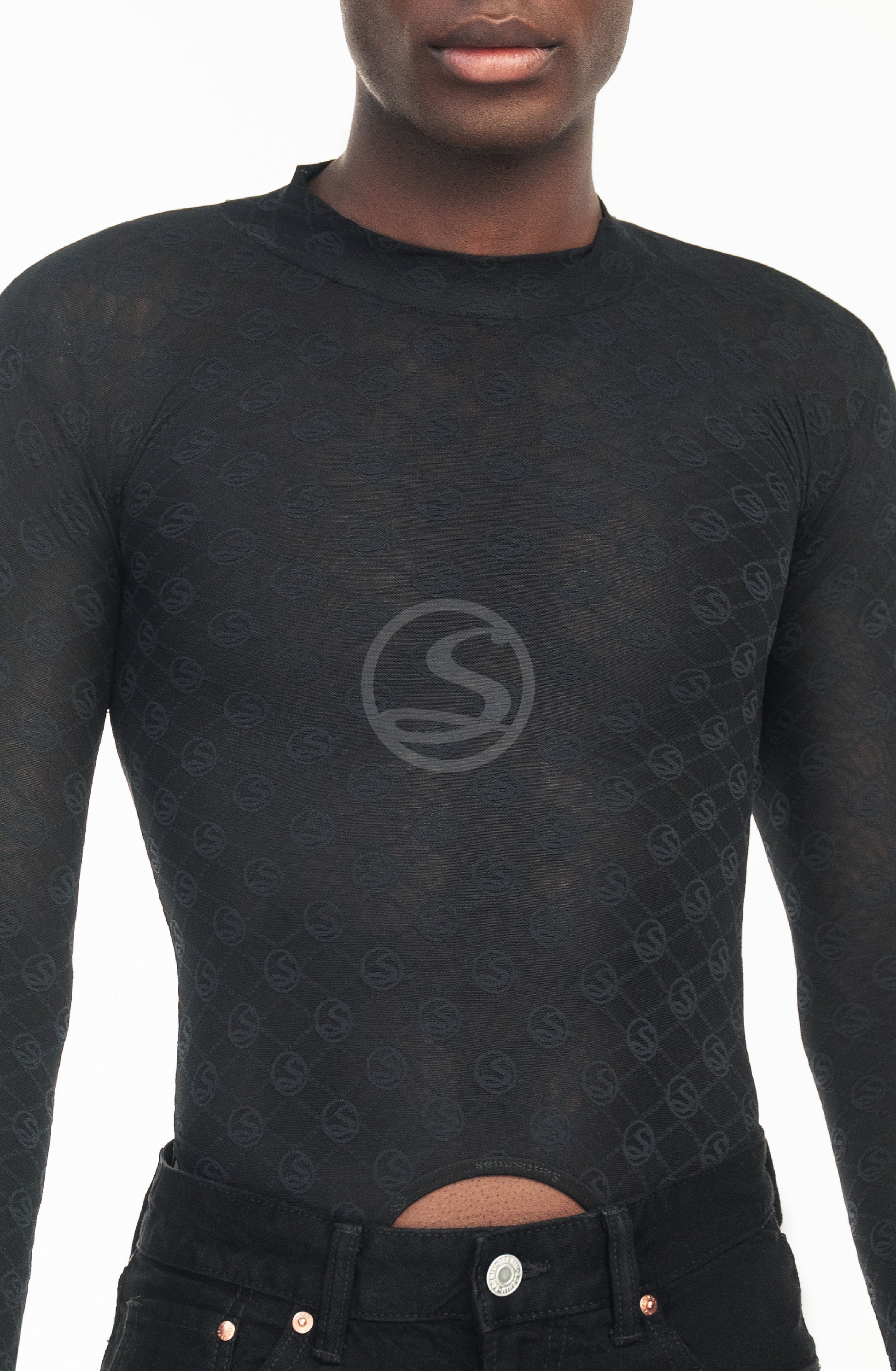 Mesh Billy Negro Santísimas Men Ref. S-626