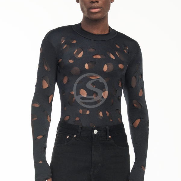 Mesh Holes Negro Santísimas Men Ref. S-632