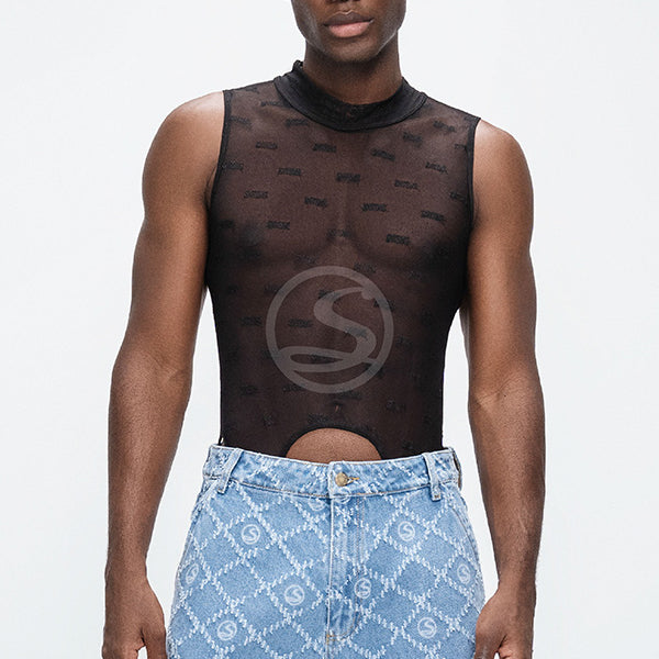 Mesh Orosho Negro Santísimas Men Ref. S-564