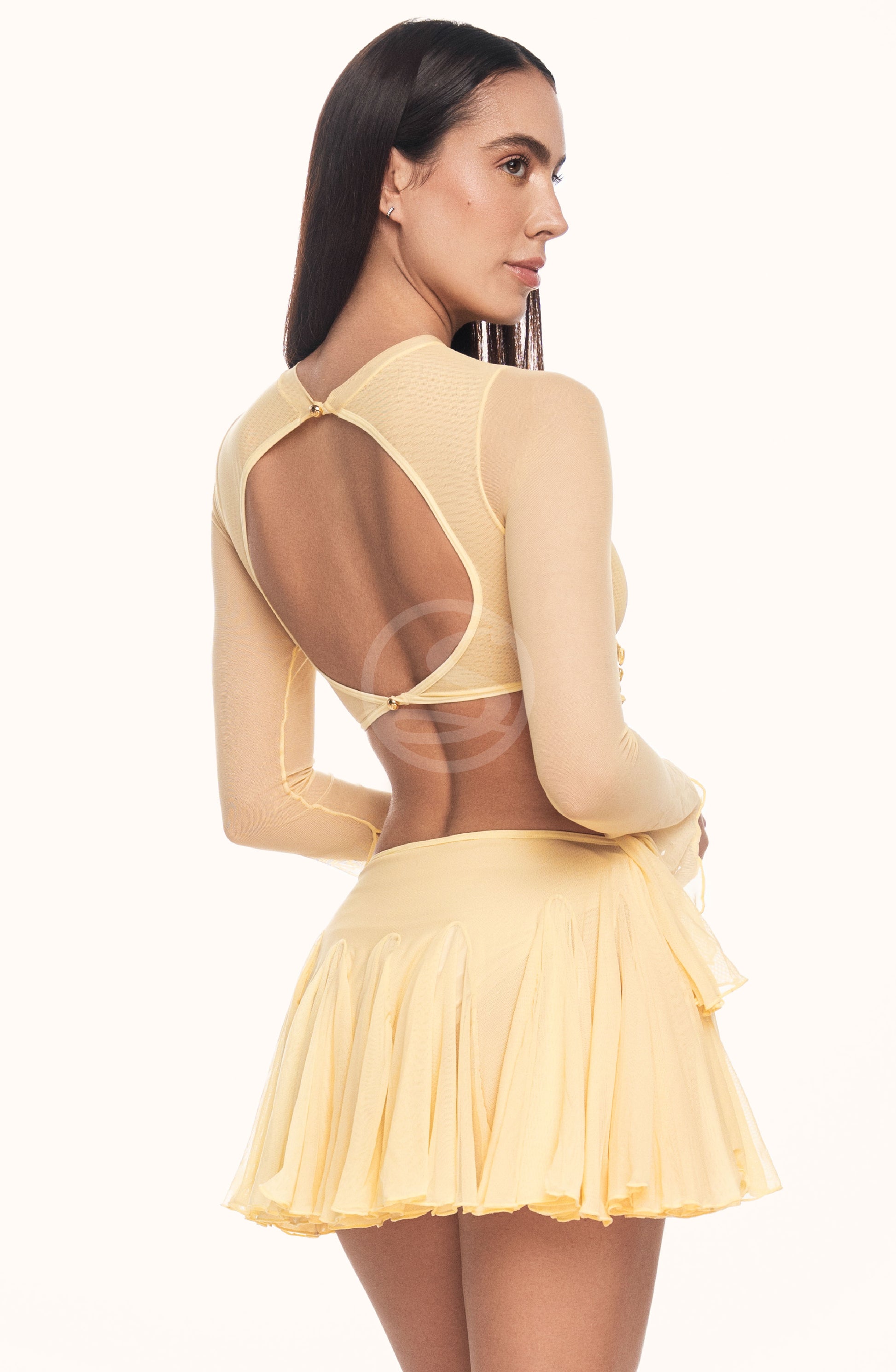 Vestido Cowboy Amarillo Santísimas Ref. S-609