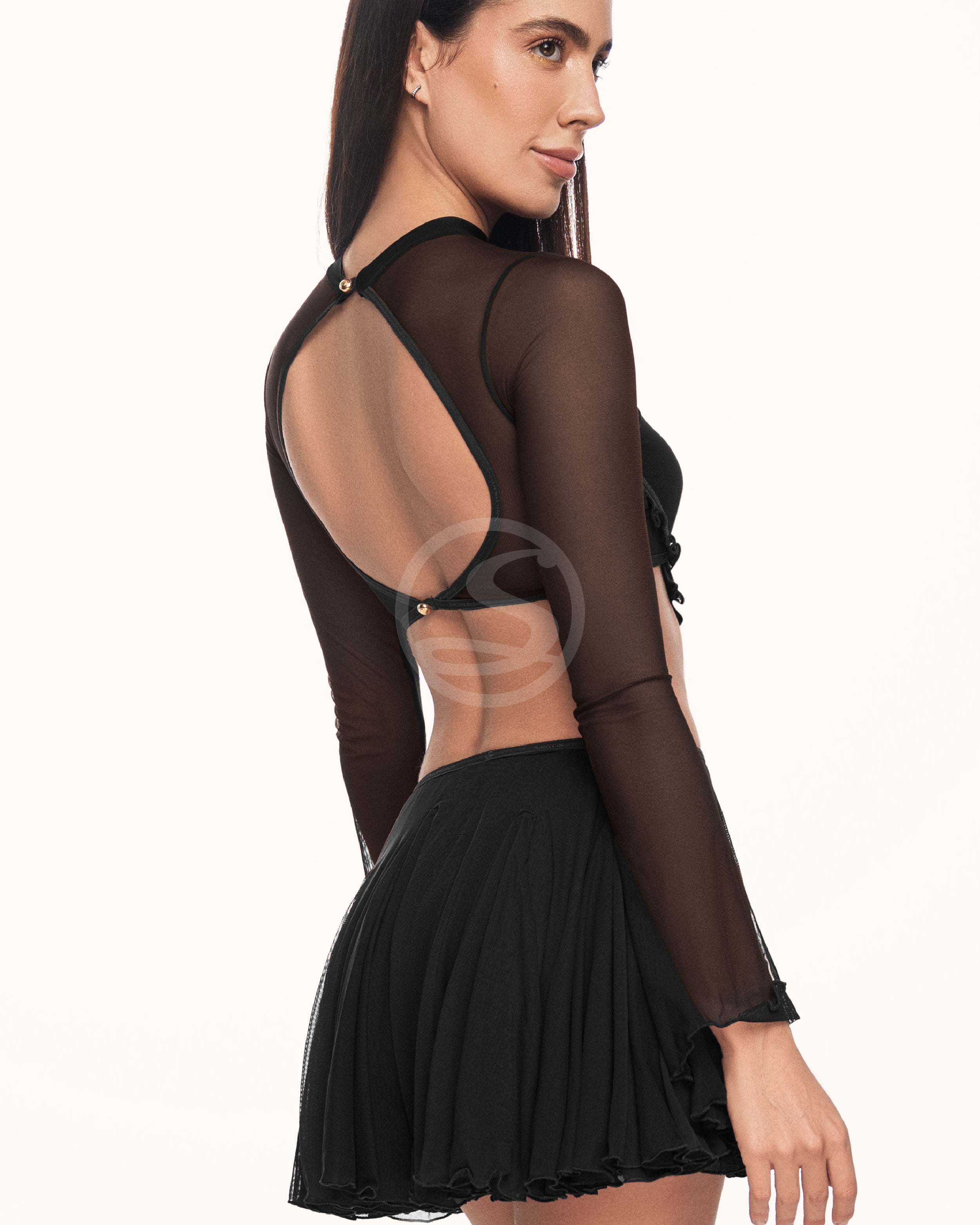 Vestido Cowboy Negro Santísimas Ref. S-609