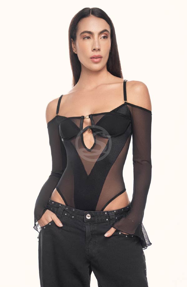 Body Austin Negro Santísimas Ref. S-613