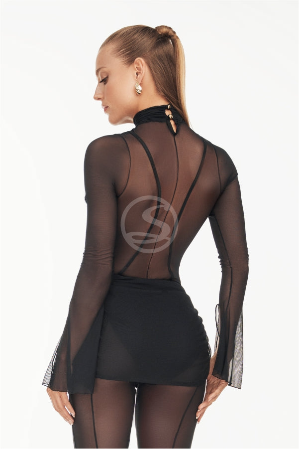 Body Avea Negro Santísimas Ref. S-642