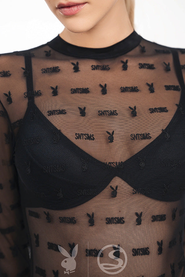 Body Embroidered Playboy x Santísimas Ref. - 662