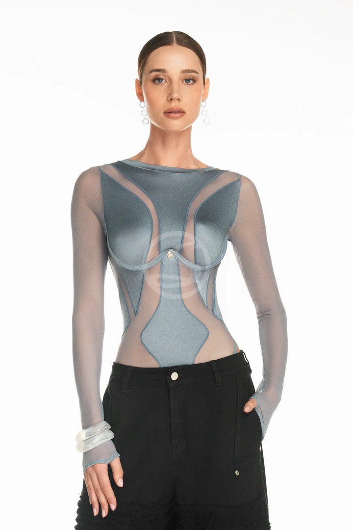 Body Expandida Gris Santísimas S-546