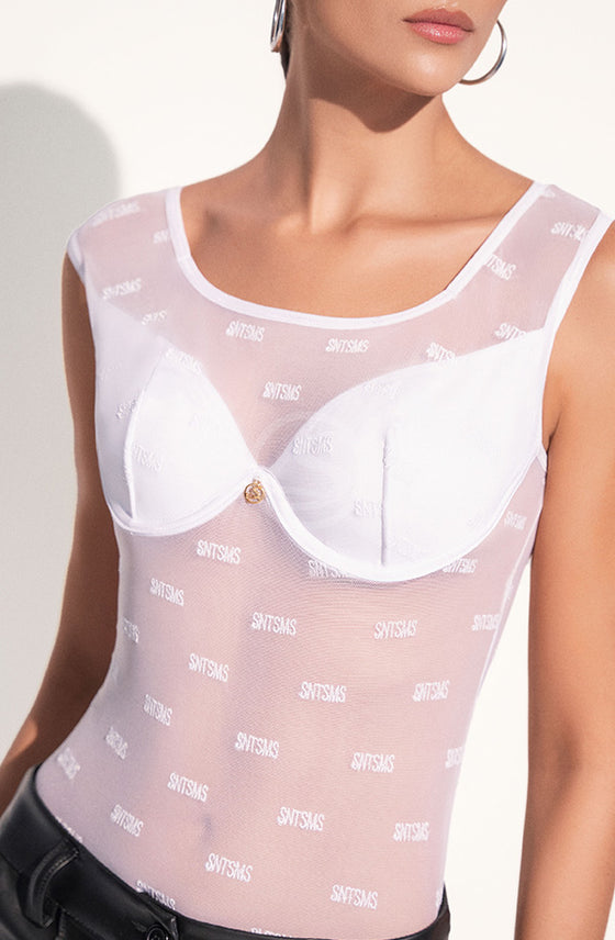 Body Neutra Blanco Santísimas Ref. S-555