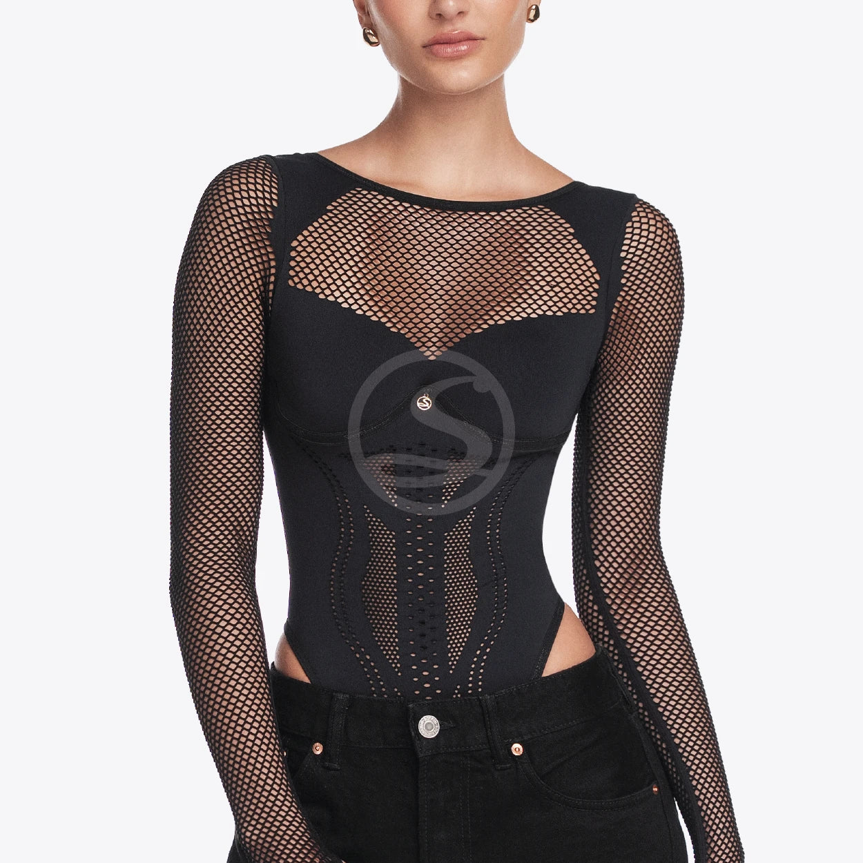 Body Rebel Negro Santísimas Ref. S-699