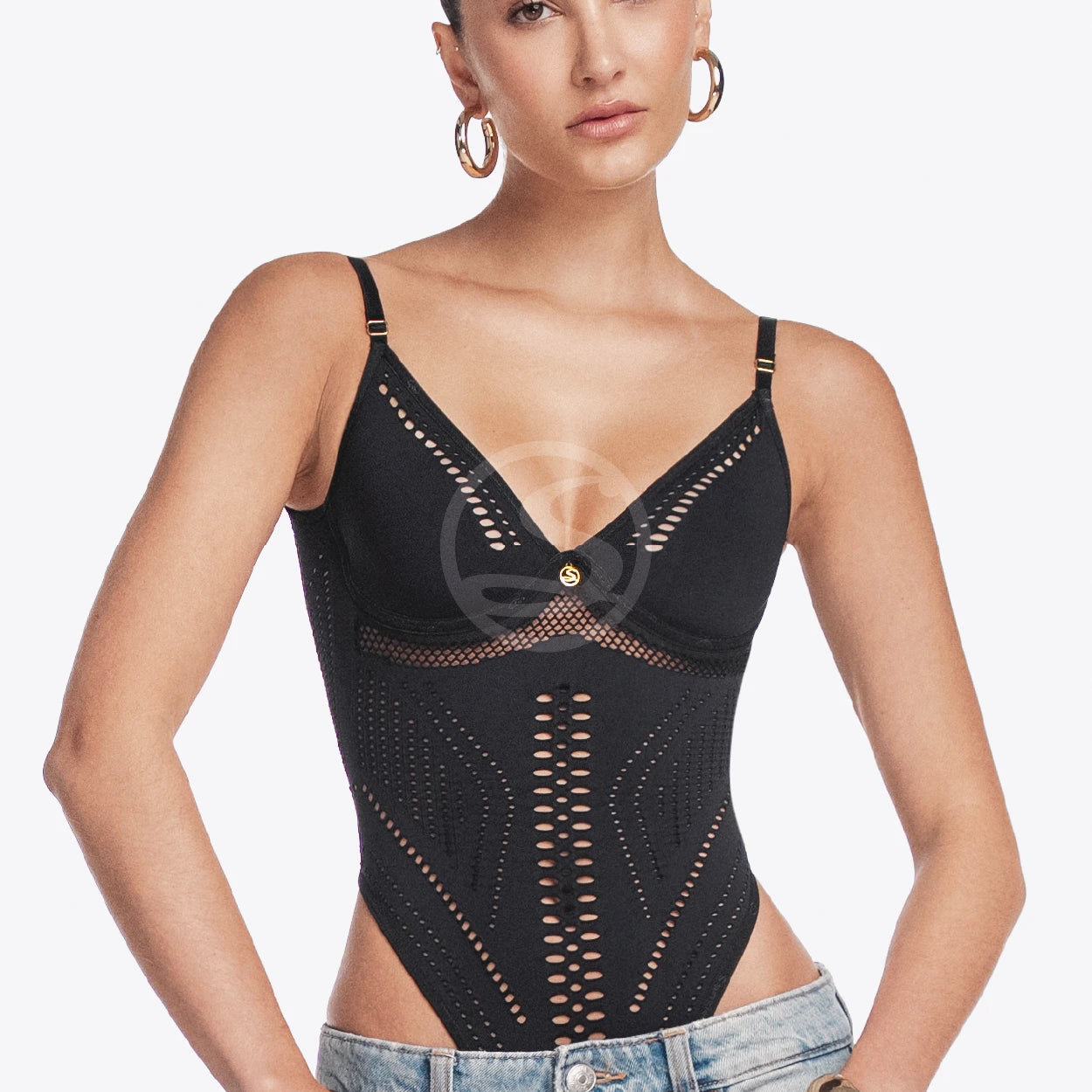 Body Volt Negro Santísimas Ref. S-697