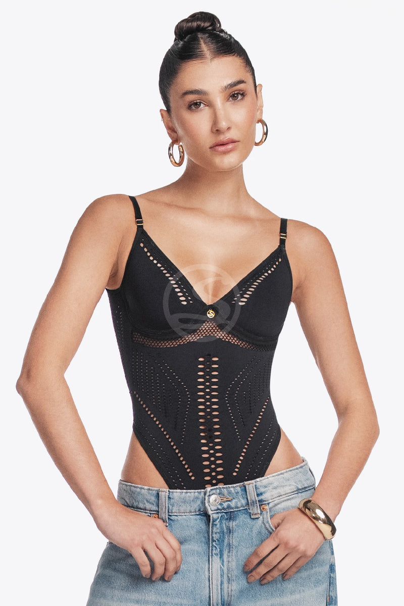 Body Volt Negro Santísimas Ref. S-697