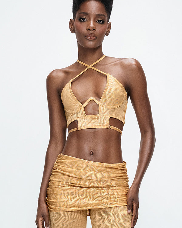 Bralette Dorada Santísimas Ref. S-574