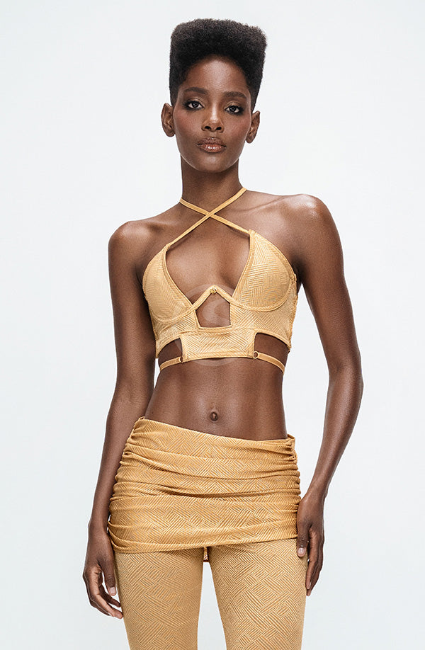 Bralette Dorada Santísimas Ref. S-574