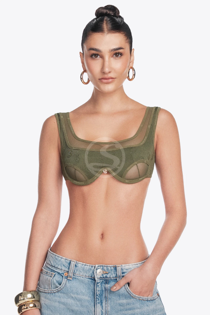Bralette Flux Verde Santísimas Ref. S-695