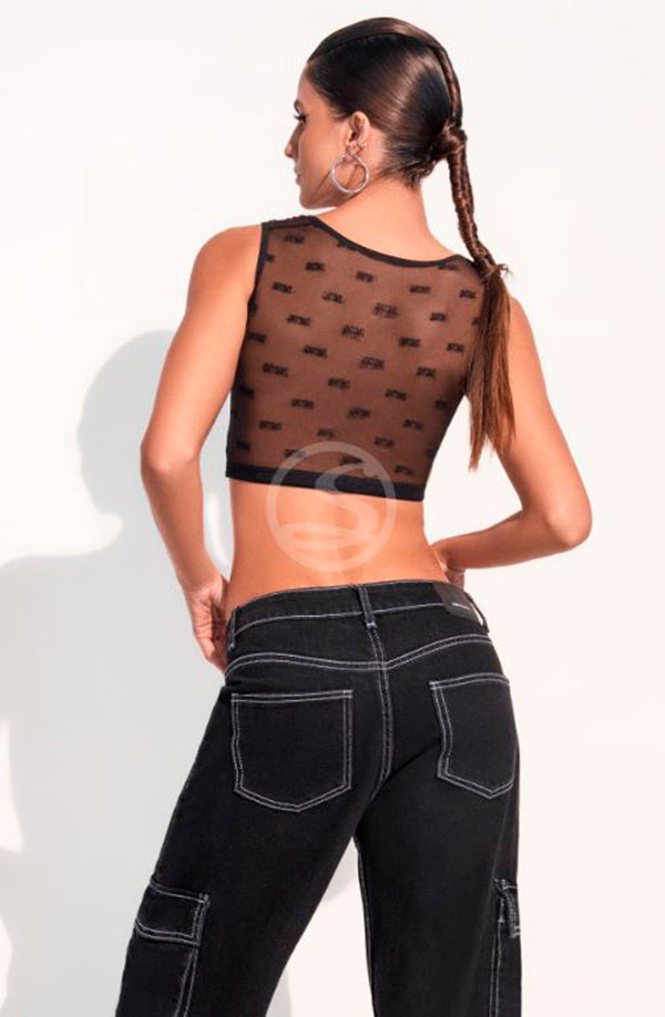 Bralette Pura Negro Santísimas Ref. S-556