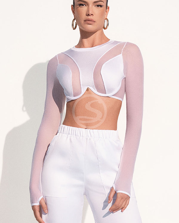 Bustier Dupli Blanco Santísimas Ref. S-553