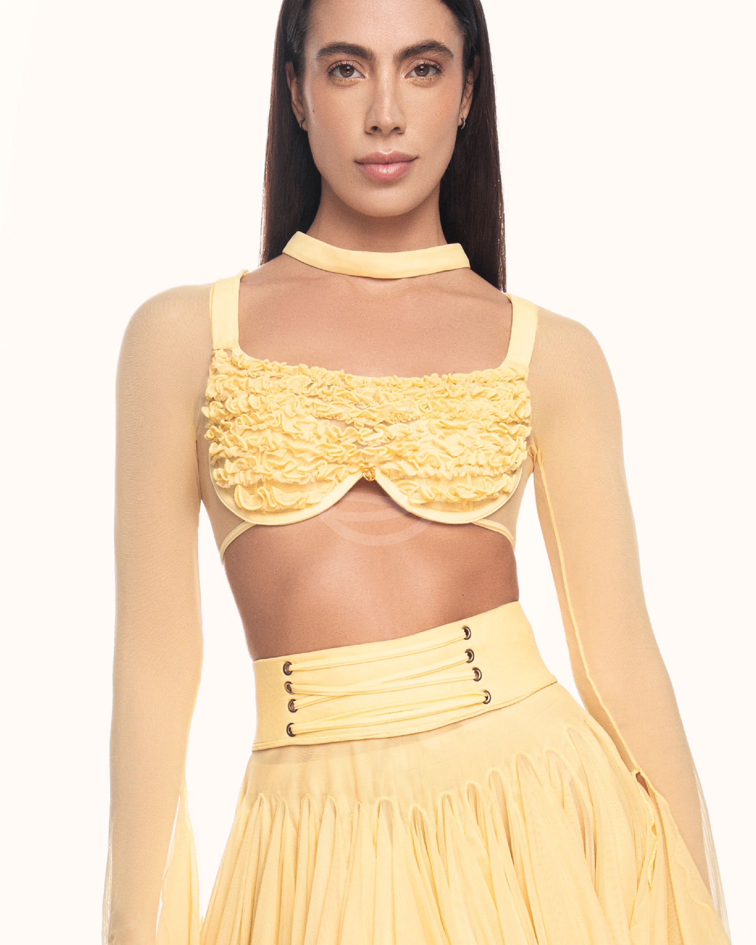 Bustier Levi Amarillo Santísimas Ref. S-607
