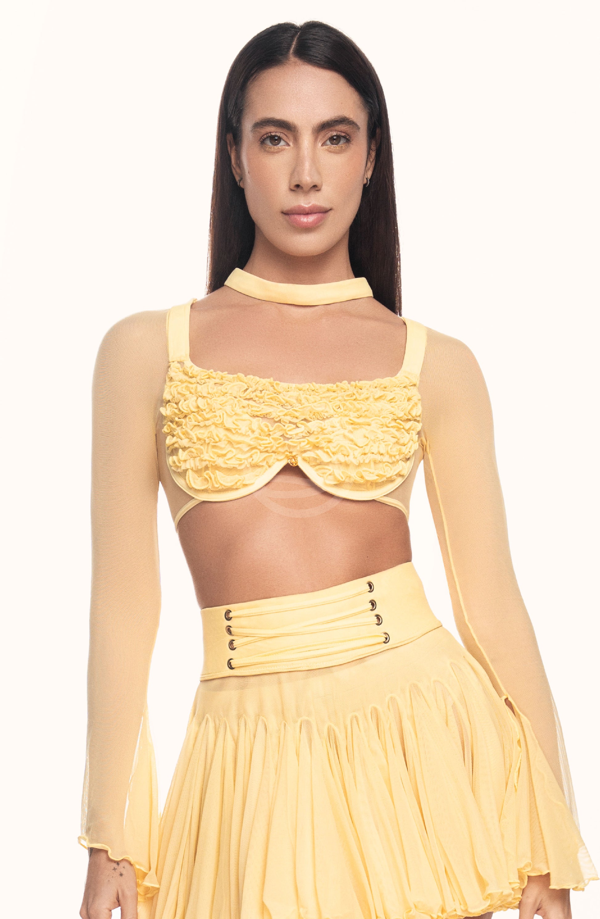 Bustier Levi Amarillo Santísimas Ref. S-607