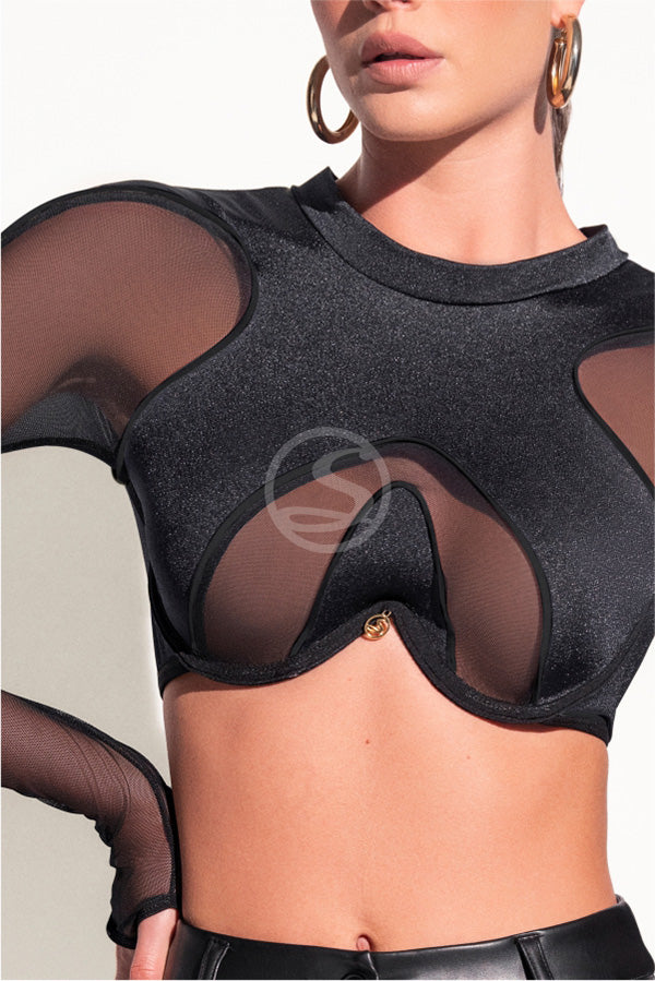 Bustier Shape Negro Santísimas Ref. S-559