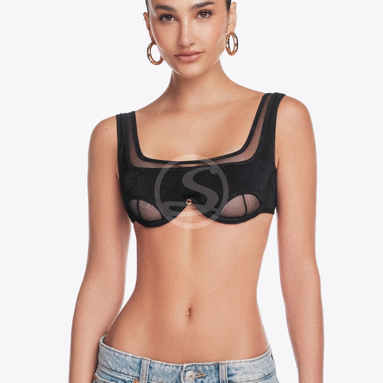 Bralette Flux Negro Santísimas Ref. S-695