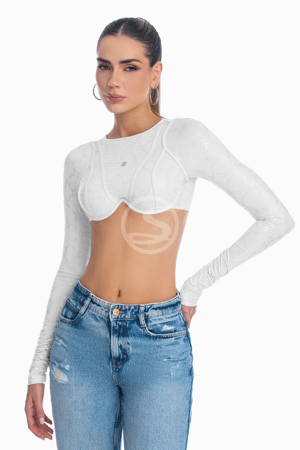 Bustier Origen Blanco Ref S-720