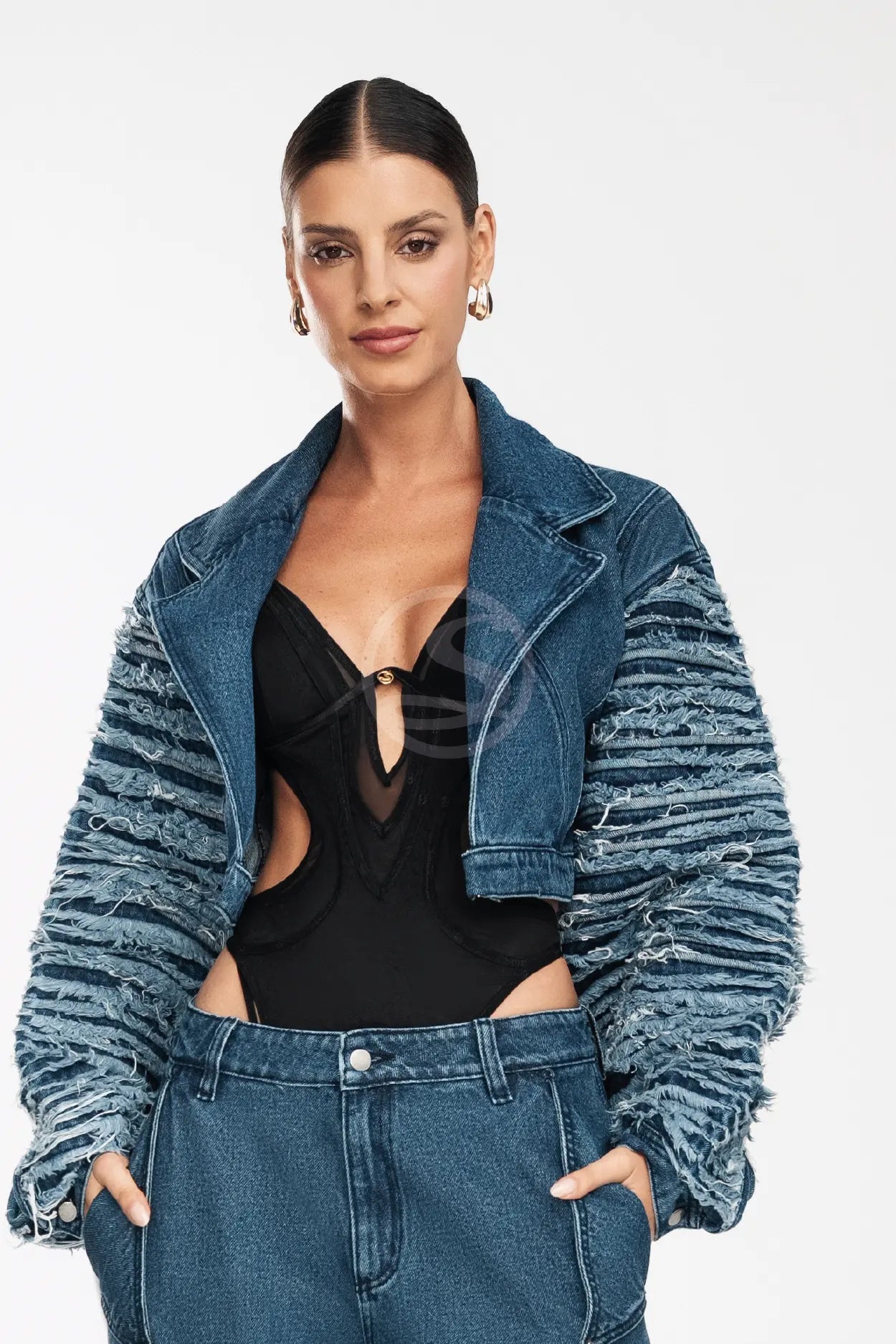 Chaqueta Mandato Azul Santísimas Ref. S-673