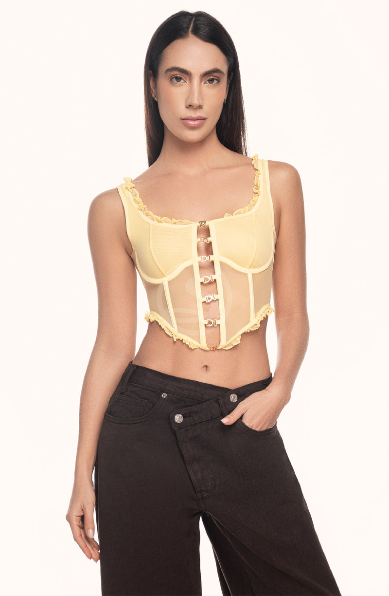 Corsé Silas Amarillo Santísimas Ref. S-606