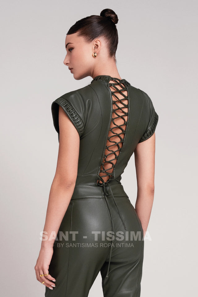 Corseted Crop Top Velours Sant-tissima SANT--031