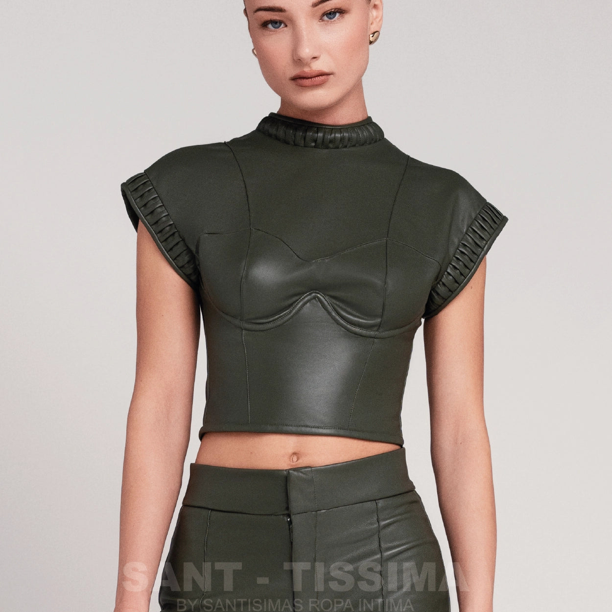 Corseted Crop Top Velours Sant-tissima SANT--031