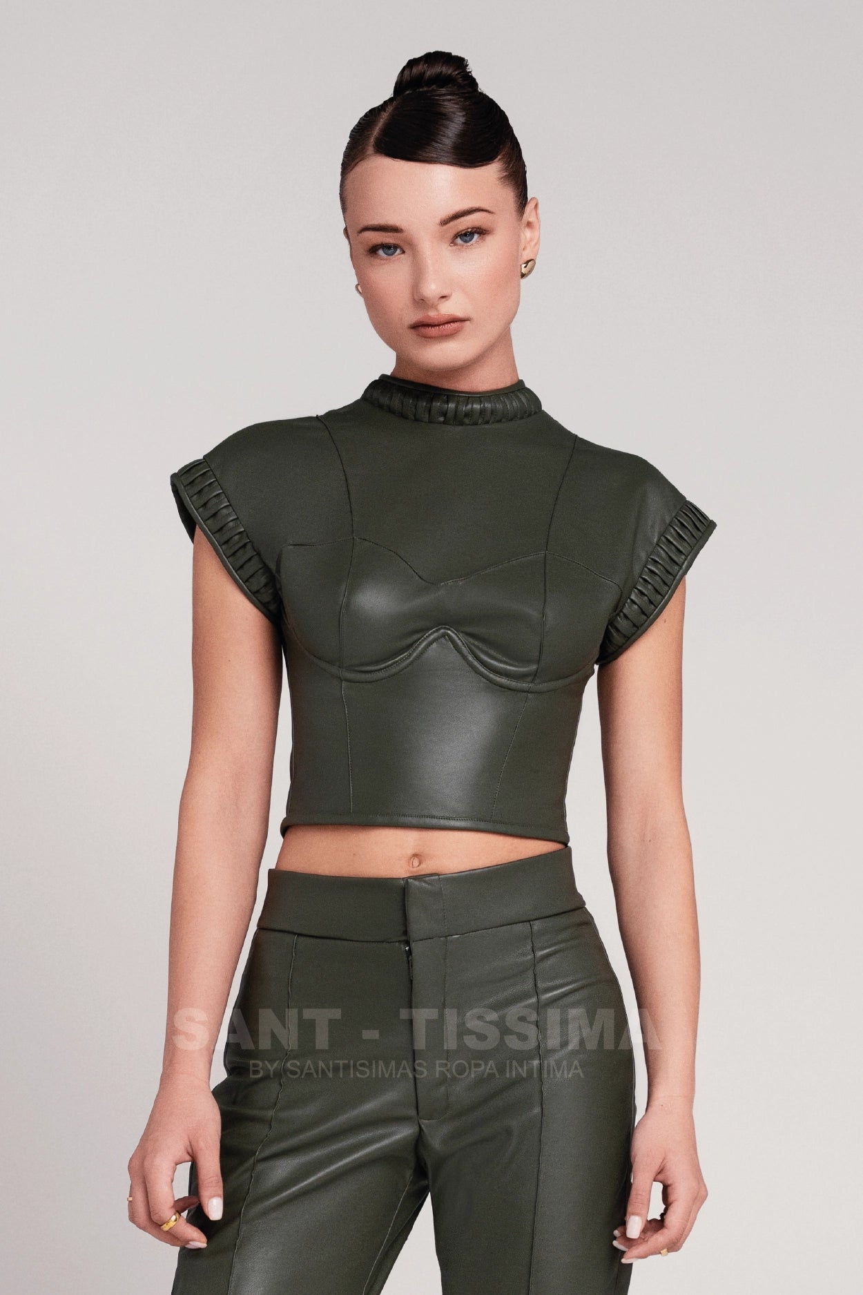 Corseted Crop Top Velours Sant-tissima SANT--031