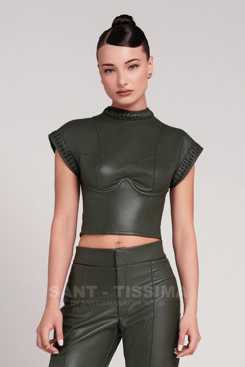 Corseted Crop Top Velours Sant-tissima SANT--031