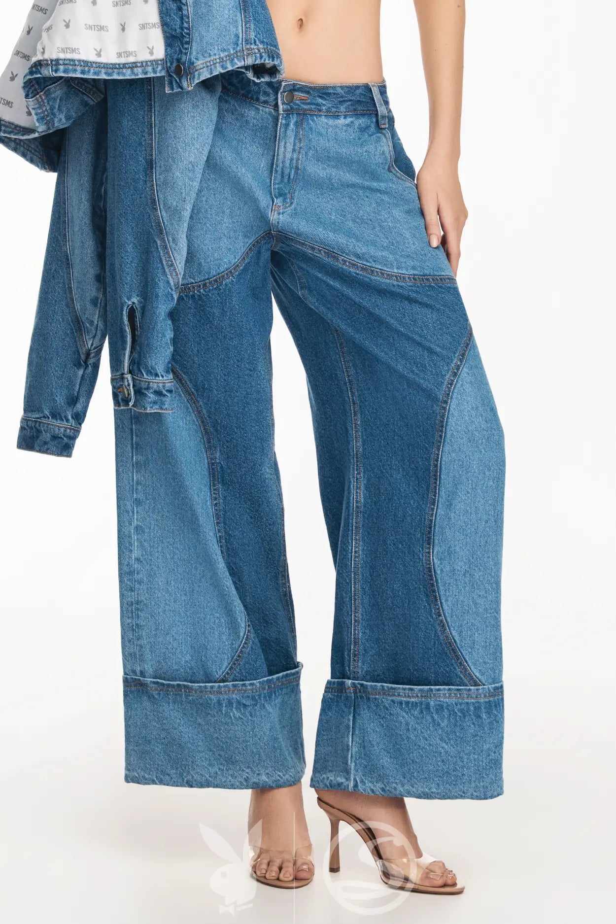 Jean Odisea Azul Playboy x Santísimas Ref. S-675