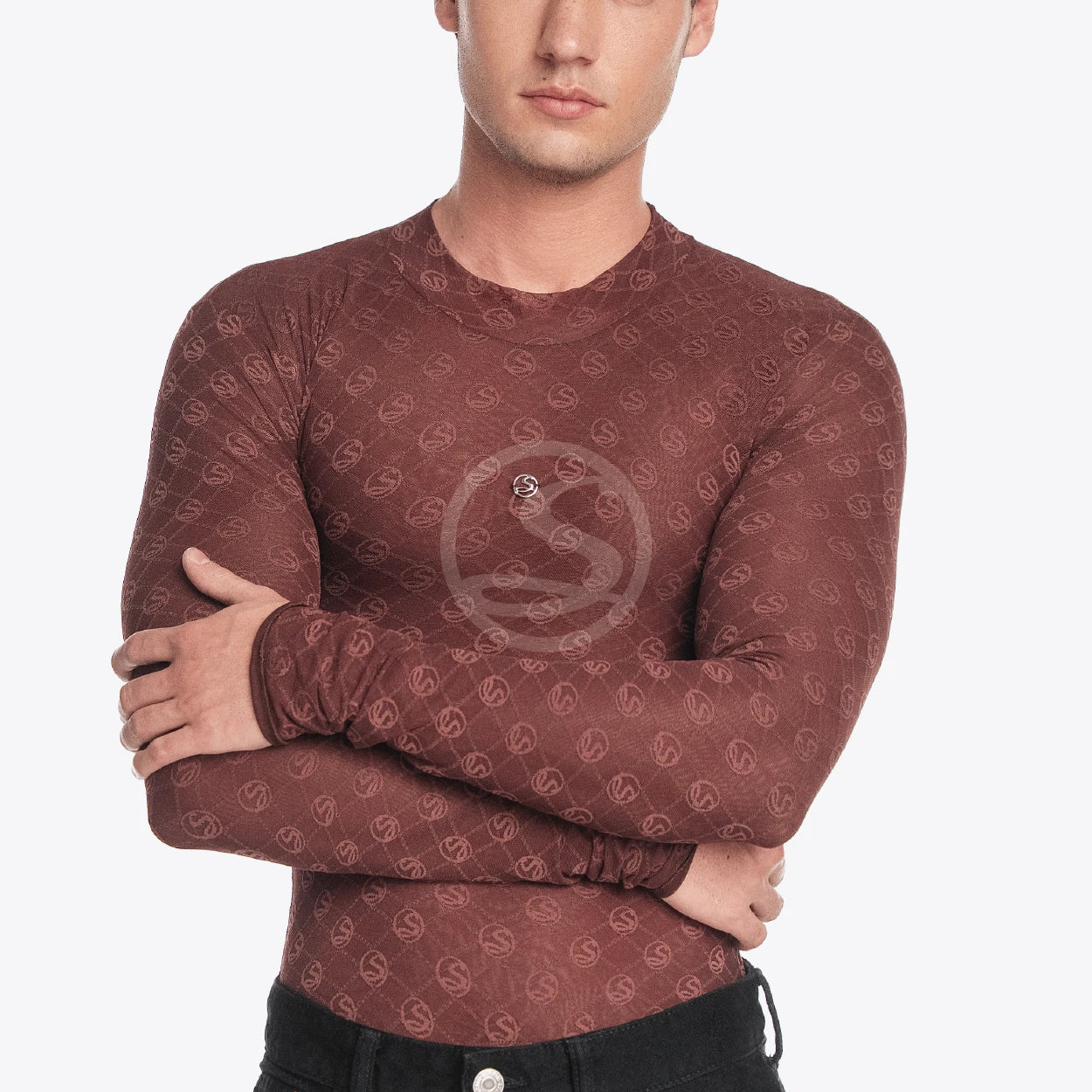 Mesh Billy Marrón Santísimas Men Ref. S-626