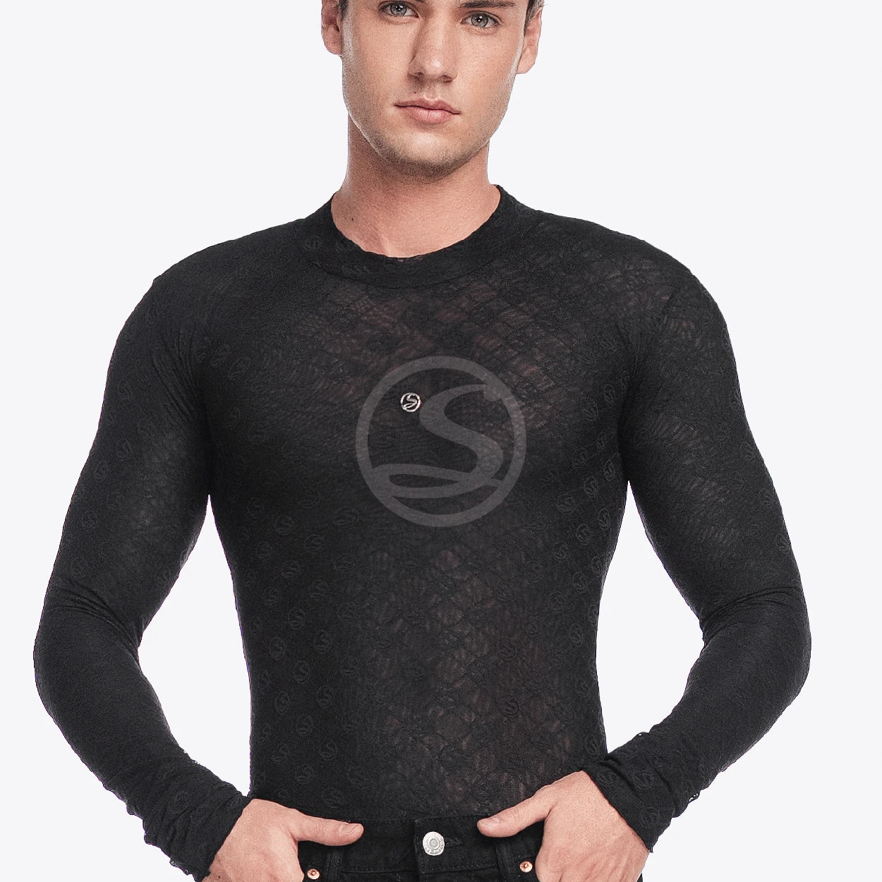 Mesh Billy Negro Santísimas Men Ref. S-626
