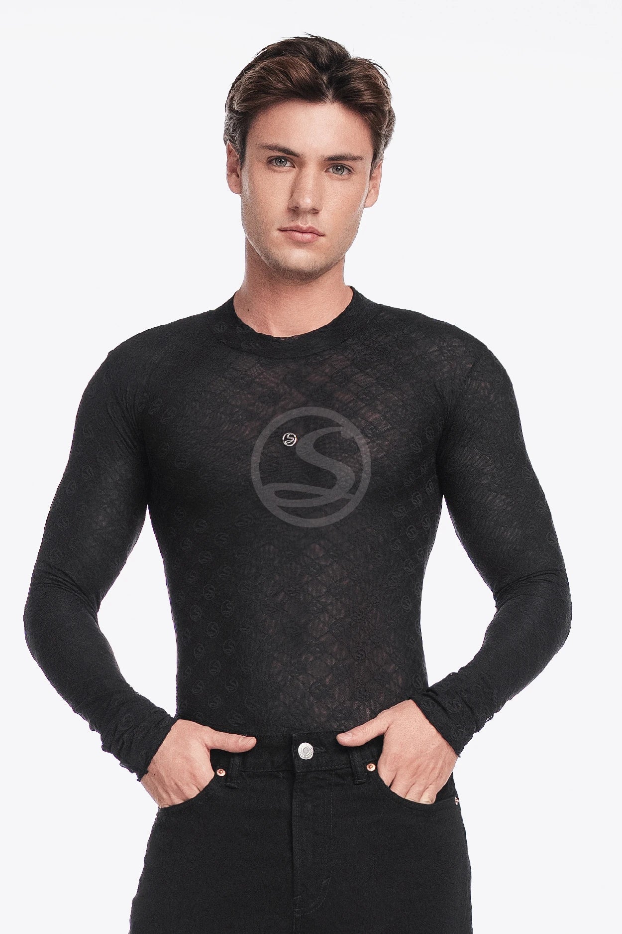 Mesh Billy Negro Santísimas Men Ref. S-626