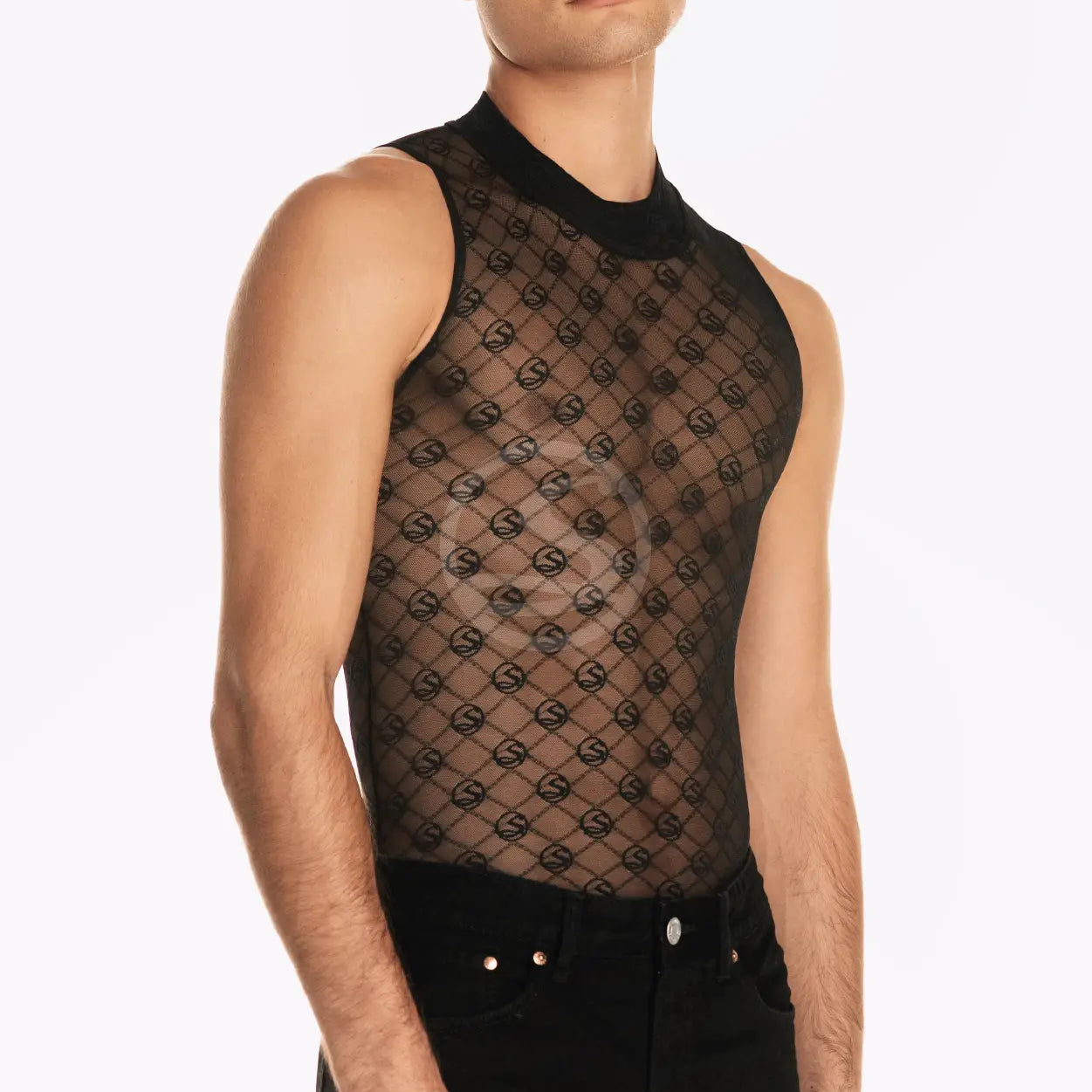 Mesh Griceus Negro Santísimas Men Ref. S-580