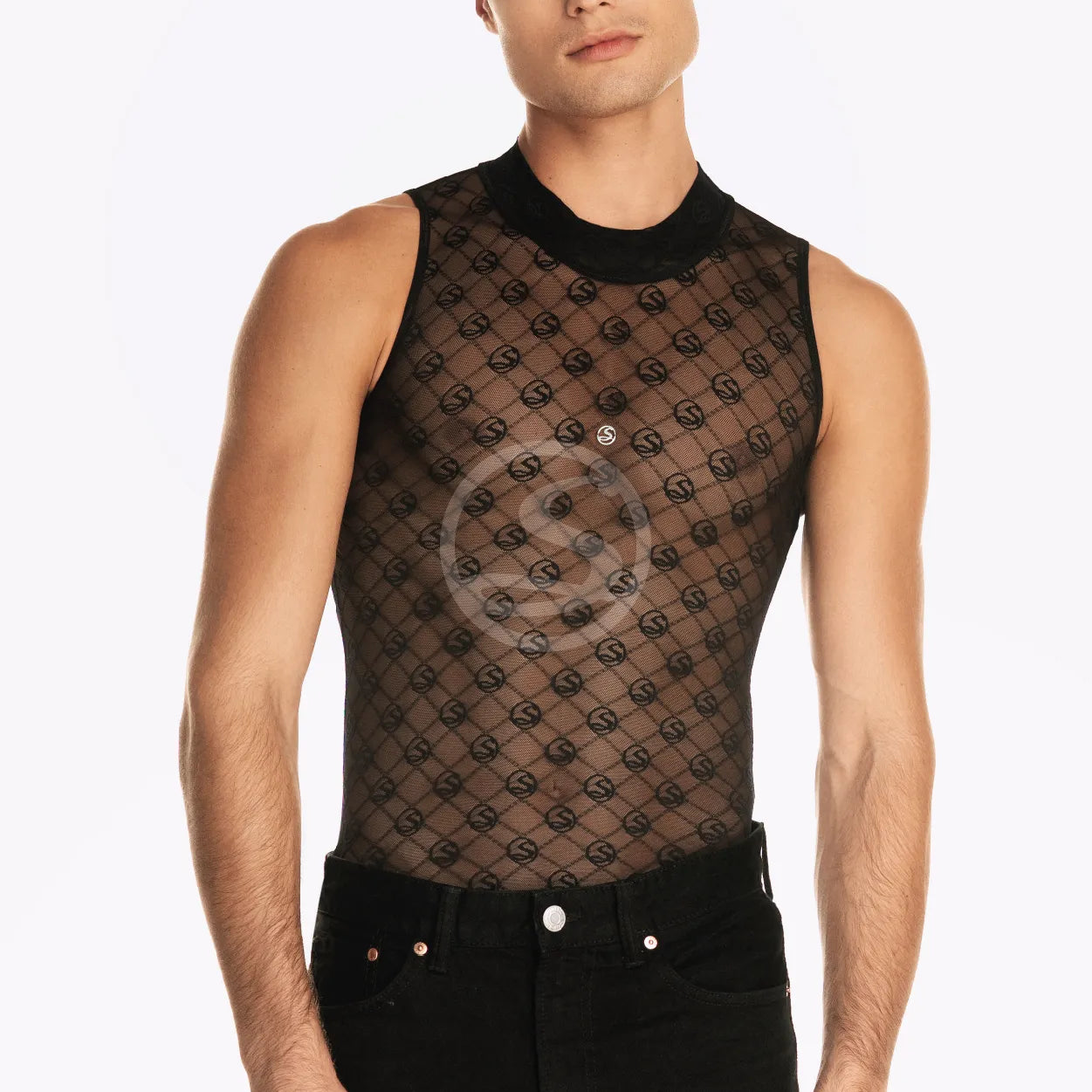 Mesh Griceus Negro Santísimas Men Ref. S-580