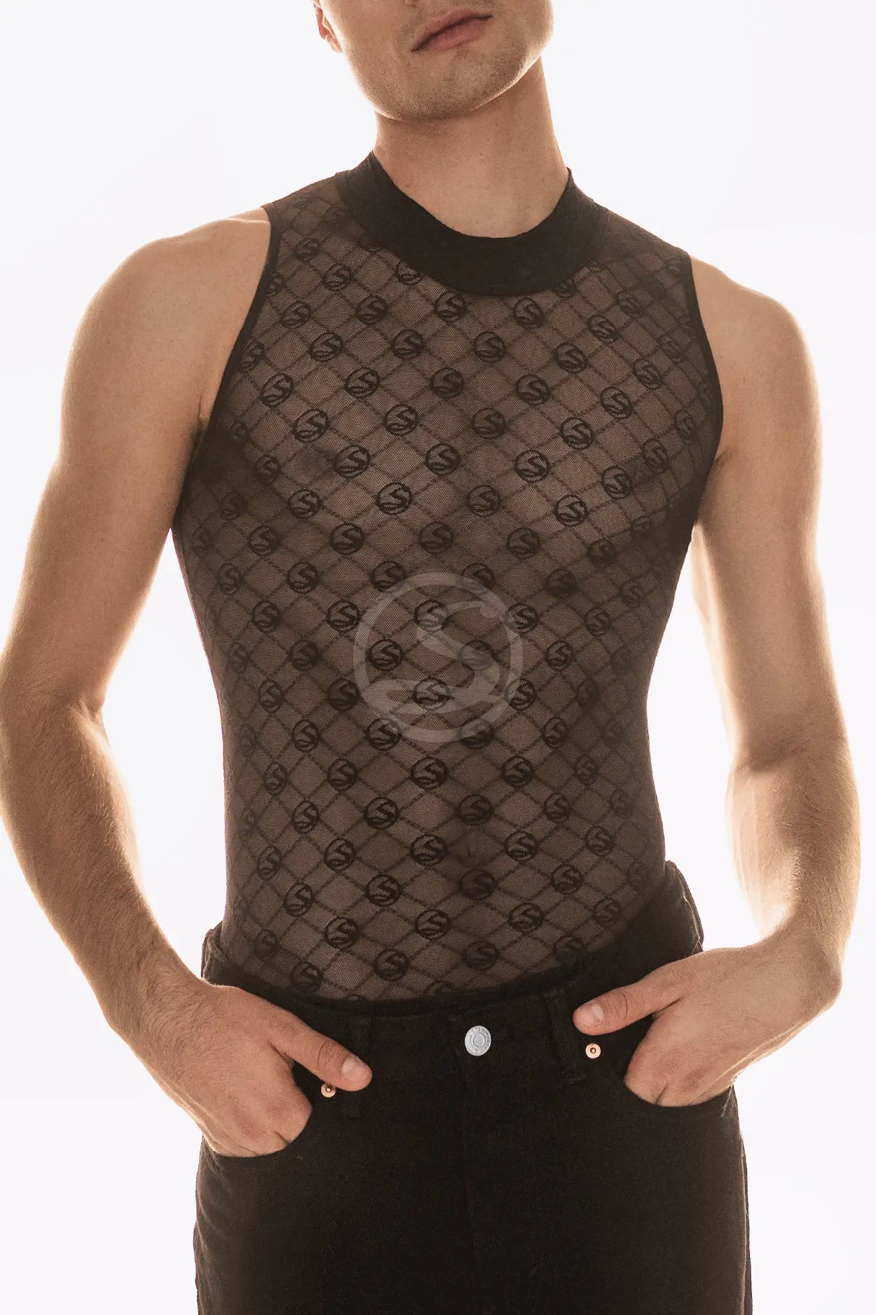 Mesh Griceus Negro Santísimas Men Ref. S-580