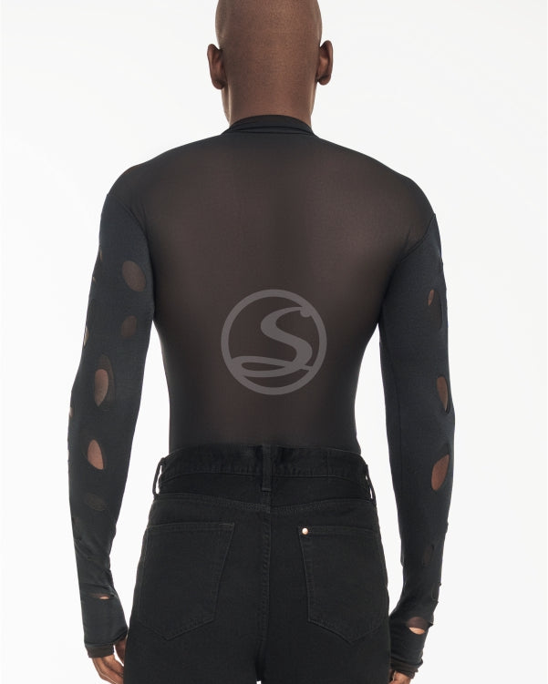 Mesh Holes Negro Santísimas Men Ref. S-632