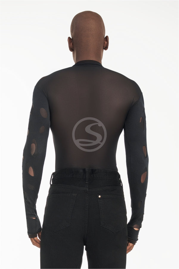 Mesh Holes Negro Santísimas Men Ref. S-632