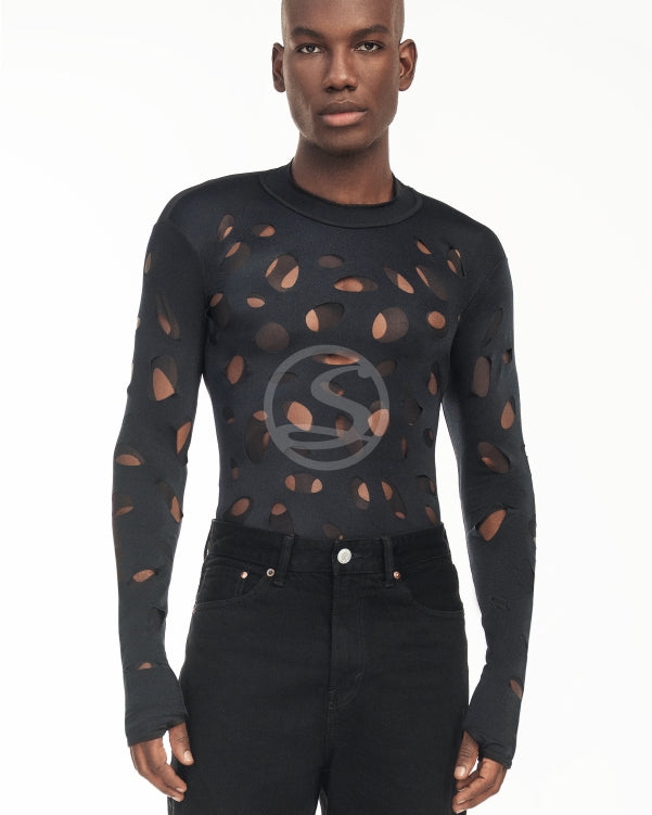 Mesh Holes Negro Santísimas Men Ref. S-632