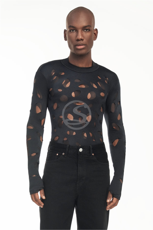 Mesh Holes Negro Santísimas Men Ref. S-632