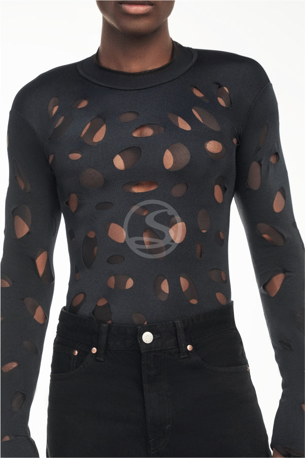 Mesh Holes Negro Santísimas Men Ref. S-632