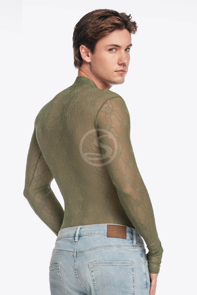 Mesh Linaje Verde Santísimas Men Ref. S-669