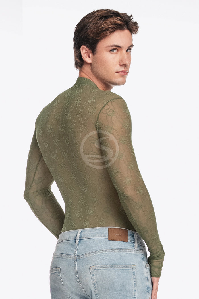Mesh Linaje Verde Santísimas Men Ref. S-669
