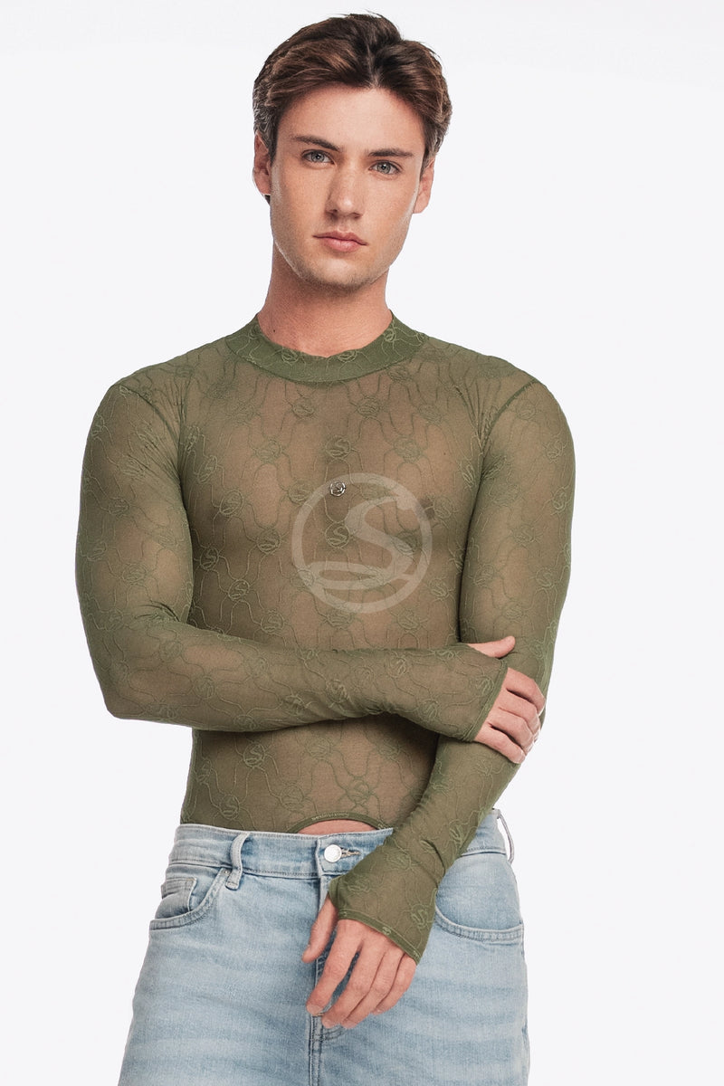 Mesh Linaje Verde Santísimas Men Ref. S-669