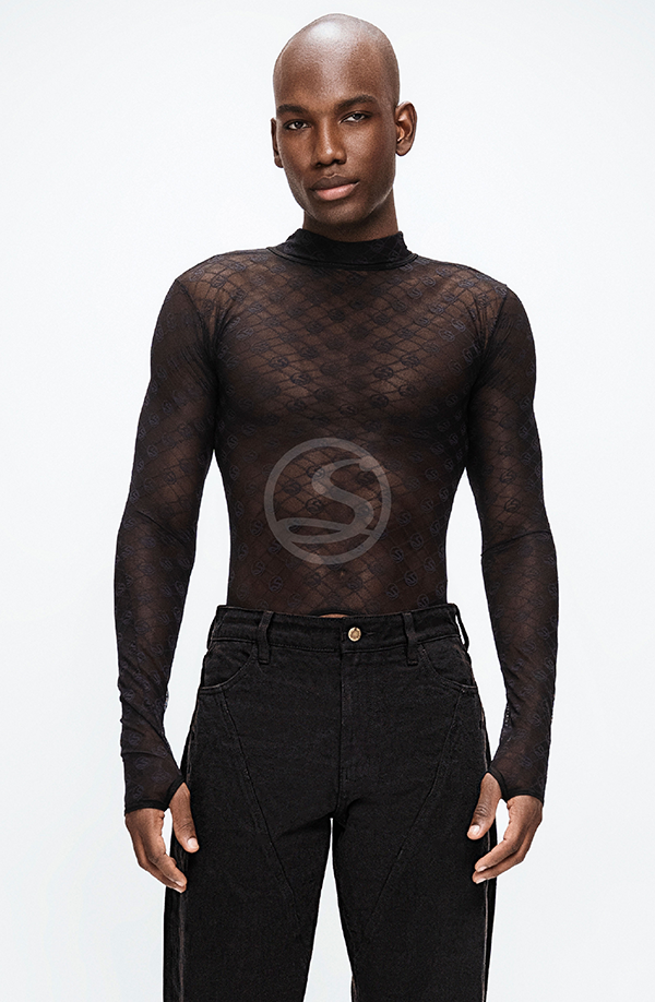 Mesh Nómada Negro Santísimas Men Ref. S-567