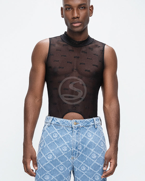 Mesh Orosho Negro Santísimas Men Ref. S-564