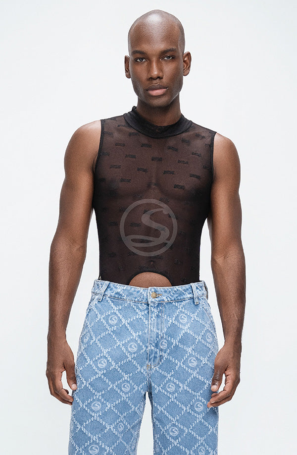 Mesh Orosho Negro Santísimas Men Ref. S-564